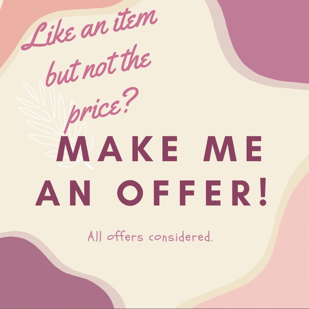 Considering all offers! Offers are accepted or countered with my lowest price.